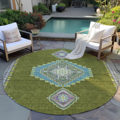 Tapis vert intérieur / extérieur Elira 