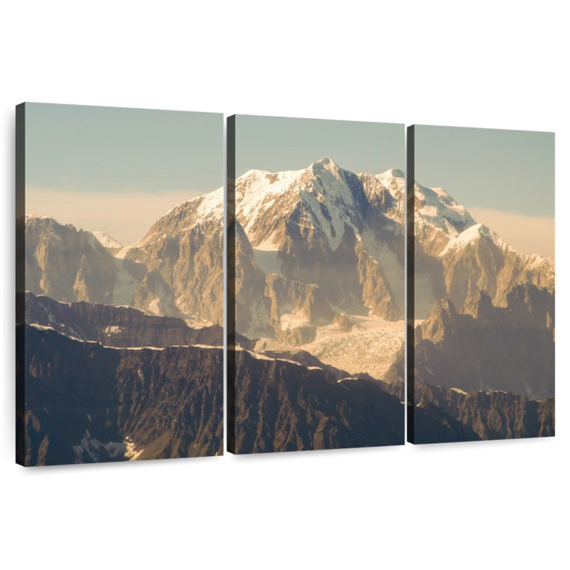 Alvord Snow Mountain Denali, 32" H x 50" W