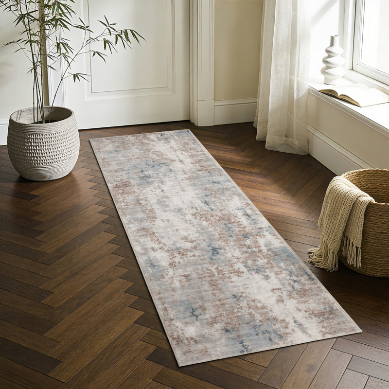 Contemporary Design Area Rug, Runner 2' x 6'11"