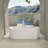 67" Freestanding Solid Surface Bathtub