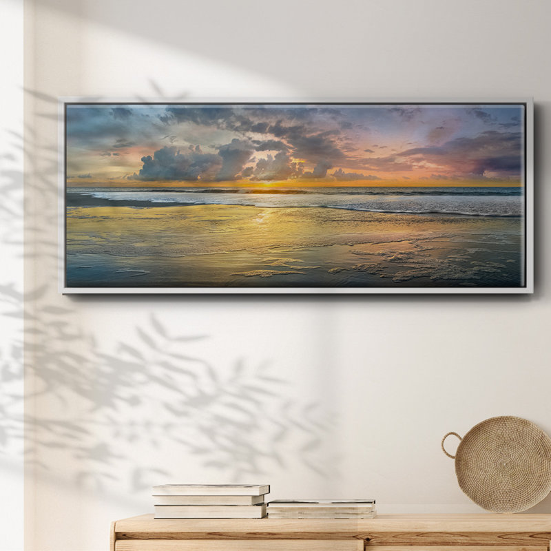 Harbor Point- Framed Canvas, 8" H x 20" W