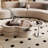 Light luxury cream style coffee table