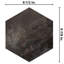 Hex industrielle de 8 1/2 po X 9-7 / 8 po Carreau en porcelaine d'aspect moderne-87777200