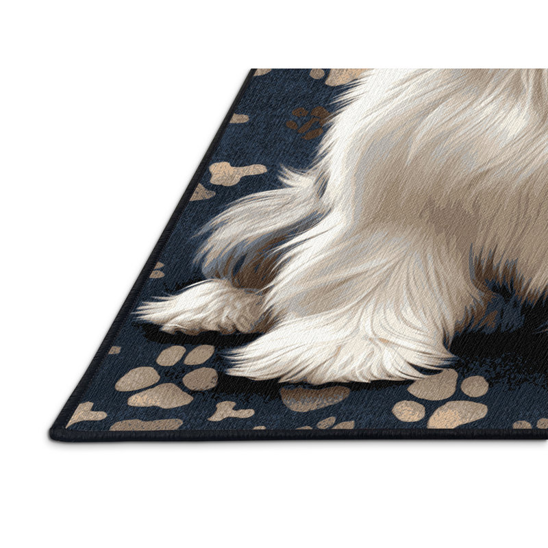  Tapis lavable bolognaise pour chiens, Tapis de couloir 2 pi x 4 pi