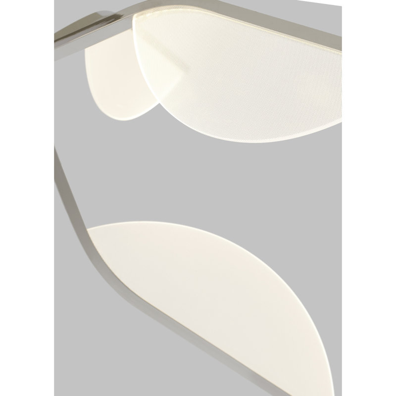 Belterra 6 - Light LED Semi Flush Mount, Polished Nickel