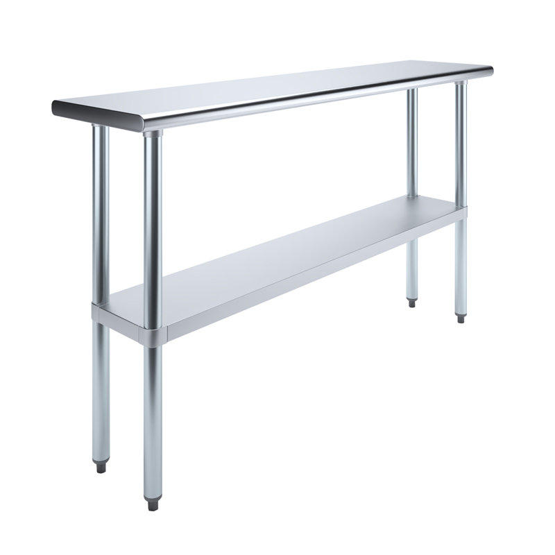 Table en acier inoxydable 14 po x 60 po