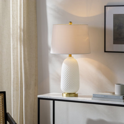 Lesia Gatitske Painted Glass Table Lamp