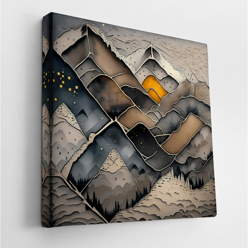 A Dream Of Peaks, 42" H x 42" W