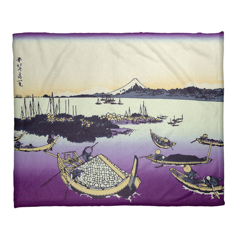  Jeté polaire de l'île de Tsukuda dans la province de Musashi, Mauve