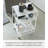 Yamazaki Home 3-Tier Trolley Rolling Heavy-Duty Storage Cart with Casters Wheels Utility Cart, Steel-63398594