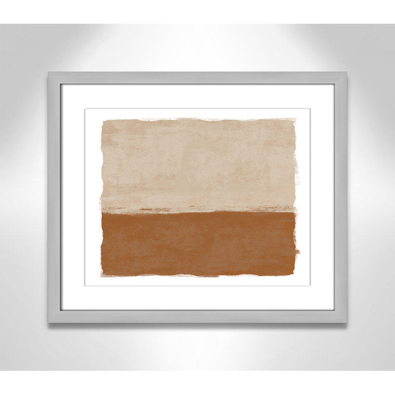 «Carmel Crush II - Landscape Version Print» par Natalie Carpentieri, L 19 po x H 16 po, Matted Print, Argent mat