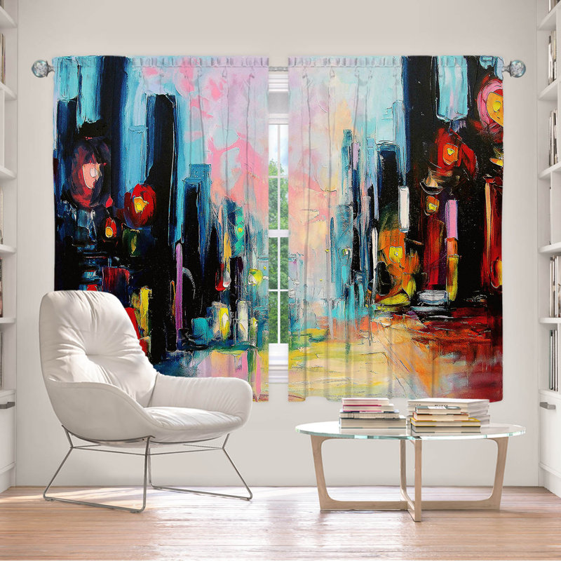 Fayyad Room Darkening Curtain Pair, 56" W x 78" L