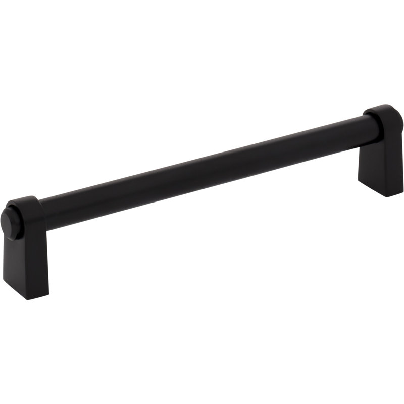 Lawrence Bar Pull, Flat Black, 6 5/16" Center To Center