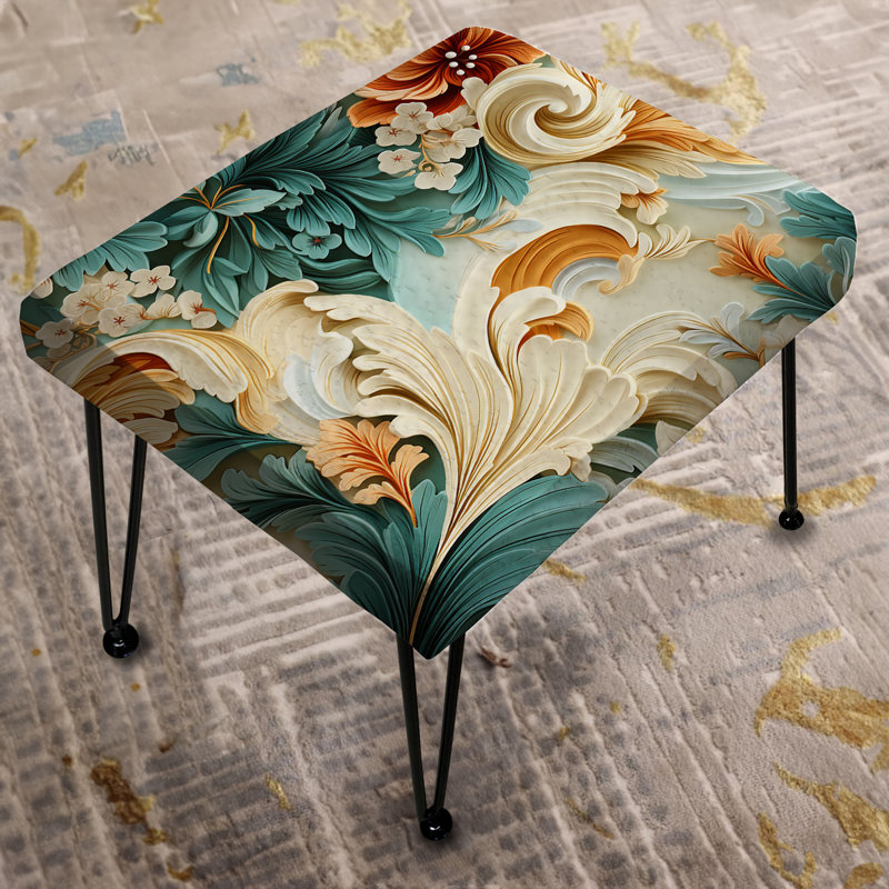 Repose-pieds Rustic Paisley