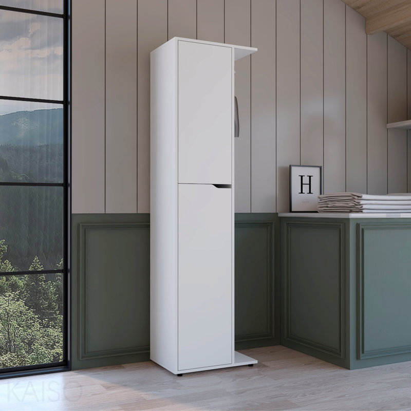 Storage Broom Closet White