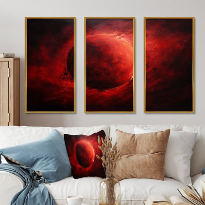 Ensemble de salon Garnet Moon Glow Magic - Moon Wall Art