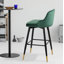 Tabouret de bar et de comptoir pivotant revêtu de velours-886128419-873056601