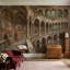 Papier peint amovible de style Renaissance à l'intérieur du palais Arches-745326221-745326220
