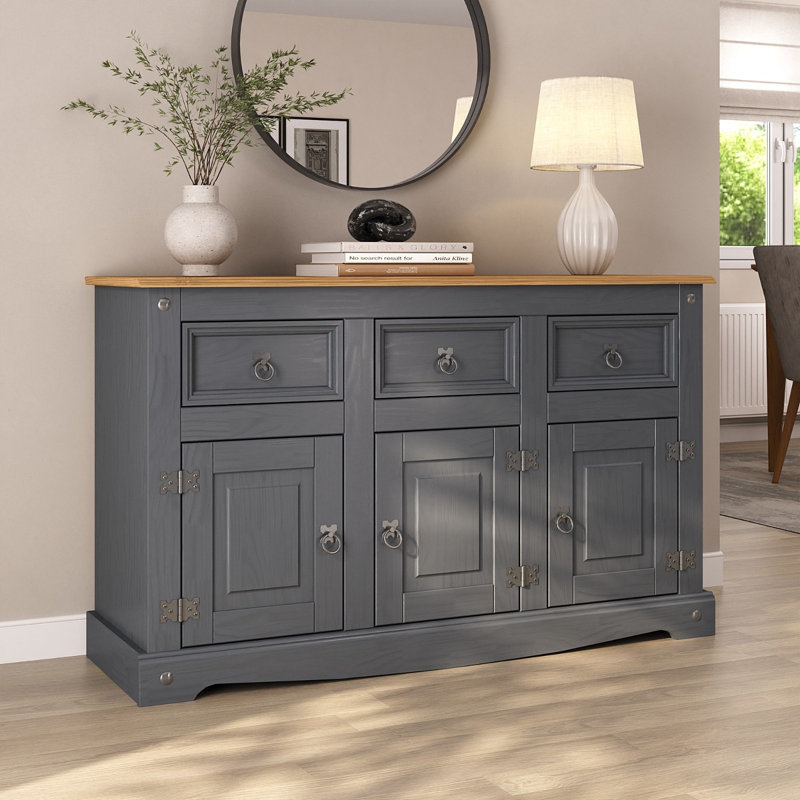Aticus 125cm Solid Wood Sideboard