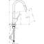 AXOR Starck Pull Down Single Handle Kitchen Faucet-12087426