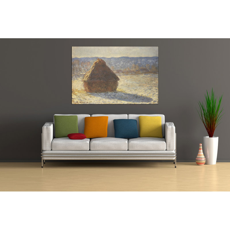 Claude Monet - Wrapped Canvas Painting, 90cm H x 135cm W x 1.8cm D