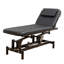 Table de massage électrique à hauteur ajustable, lit de salon robuste avec télécommande, capacité de 440 lb, structure en métal noir