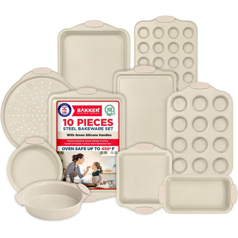 Plaques de cuisson pour four de cuisine Bakken - Revêtement antiadhésif