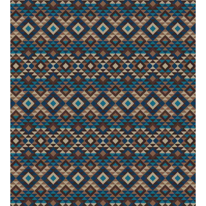 Rustic Polyester Geometric Shapes Duvet Cover, Twin Duvet Cover + 1 Pillow Sham