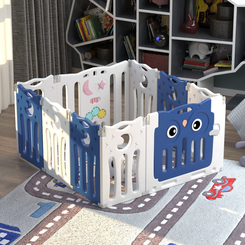 Hoglund Safety Gate, Blue/White
