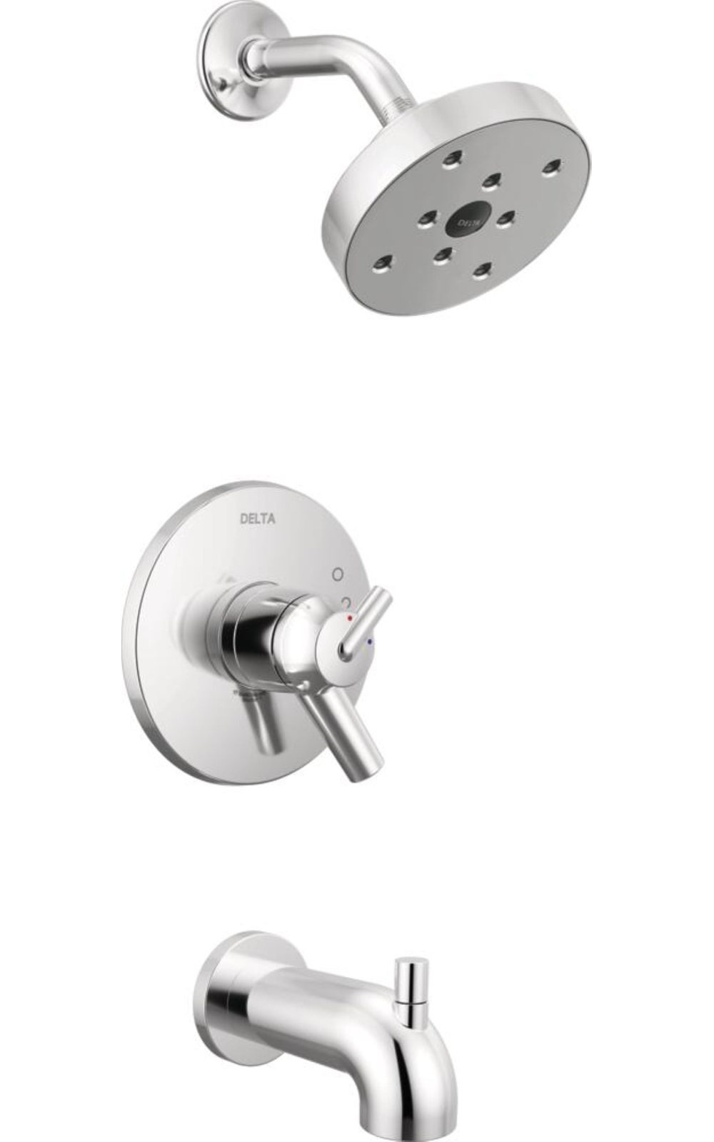 Trinsic 17 Series Dual-Function Tub Shower Set, Chrome