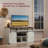 Cecilly TV Stand for TVs up to 65" with 2 Sliding Barn Doors and Built-In Charging Station-491106488