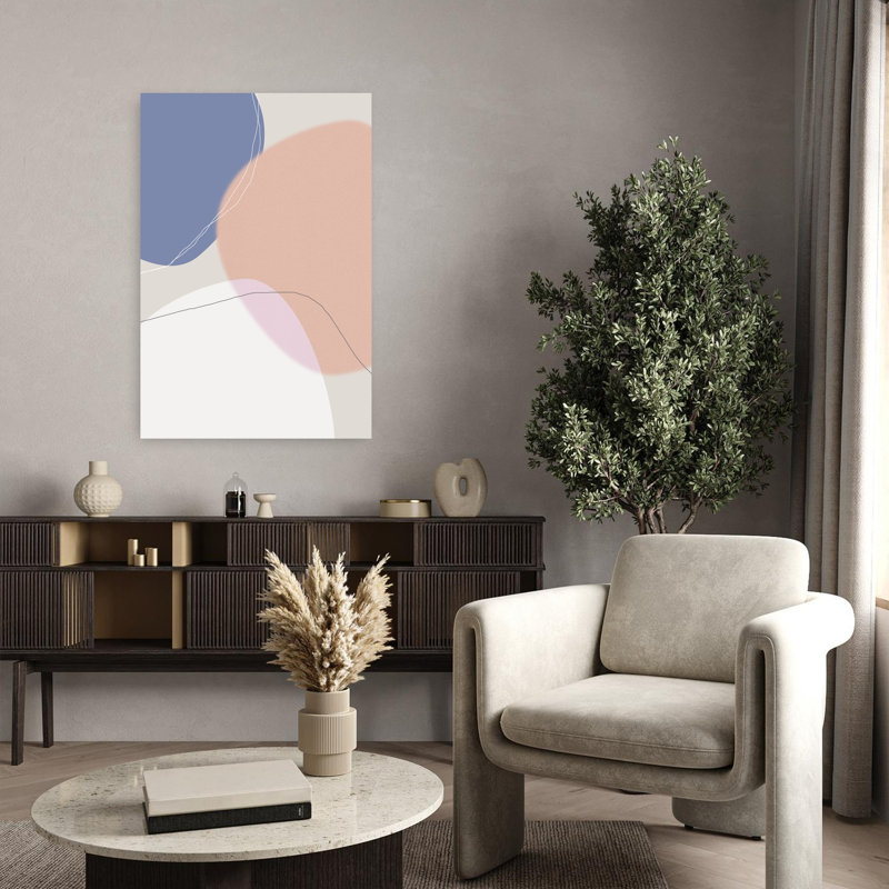 Art contemporain contemporain, H 36 po x l 24 po