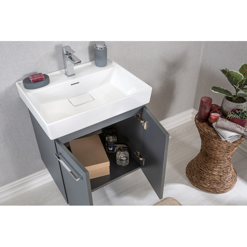 Meuble-lavabo simple 580 mm Addisynn