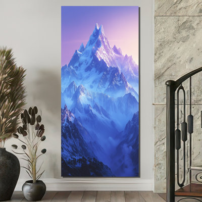 Gracielle Alaska Snow Capped Summits At Twilight IV - Alaska Canvas Prints