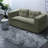 Multifunctional Green Corduroy Sectional Sofas, Modern Space-saving Sofa Bed With Chaise