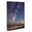 Milky Way Above Santa Cruz Beach In Abstract - Wrapped Canvas Painting-55309779