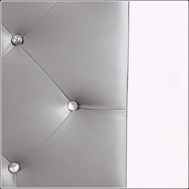 Tête de lit Super Nova, Simple, Gris clair