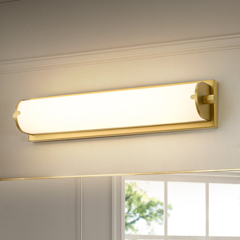 Vionne 1-Light 20.5" Dimmable Modern LED Wall Sconce Linear Light, Brushed Gold