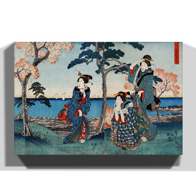 Japanese Oriental - Wrapped Canvas