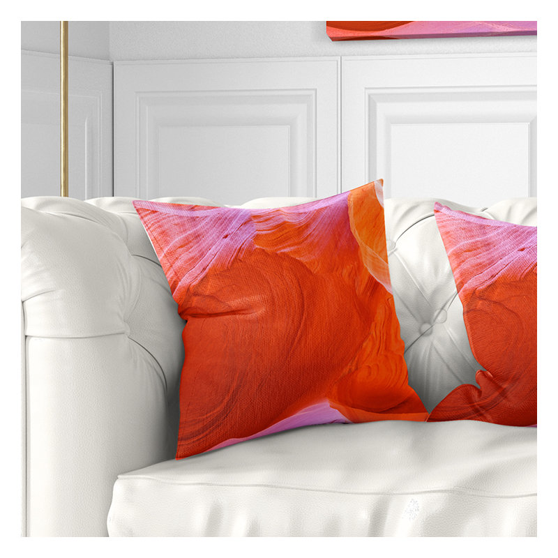 Coussin Antelope Canyon, 16 po x 1 po, Coussin décoratif