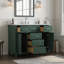 Ensemble de meuble-lavabo simple autoportant avec plateau en pierre d'ingénierie Allendale-1506424892
