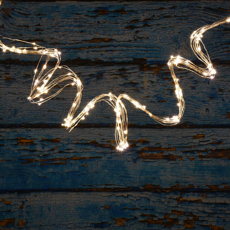 Guirlande lumineuse fée multicolore Carsdale, Argent, Blanc chaud