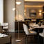 175cm Polished Torchiere Floor Lamp