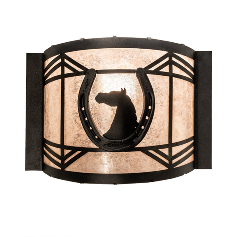 Horseshoe 1 - Light Flush Mounted Sconce