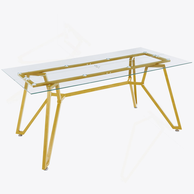 Table de salle à manger 70,9 pouces, H 30,9 po x L 70,9 po x l 35,4 po
