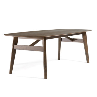 Solvi - Mid-century Modern Wenge Dining Table