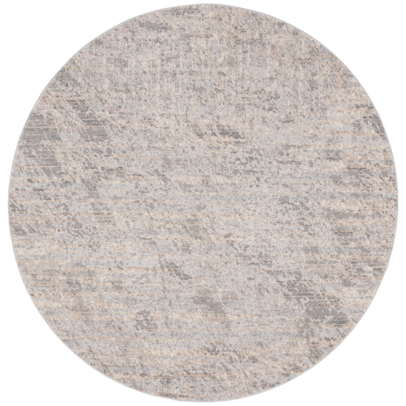 Keyra Performance Abstract Rug, Round 6'7"