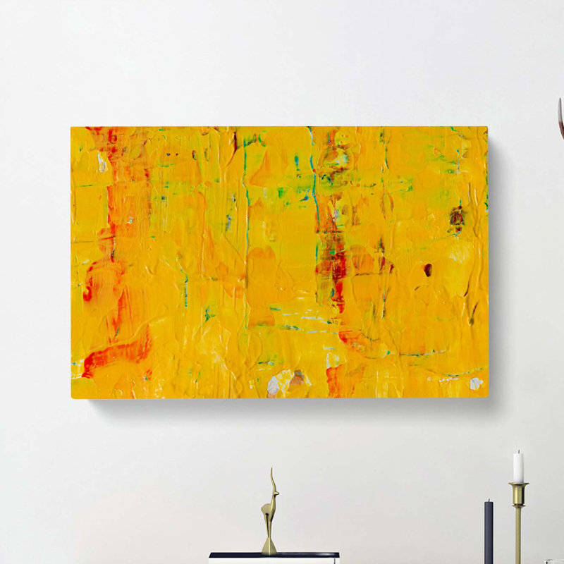 Abstract Art Painting Vol.206 by S.Johnson - Wrapped Canvas Painting, 35cm H x 50cm W x 3cm D