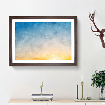 Flock Of Birds - Single Picture Frame Print on MDF