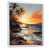 White Floater Framed